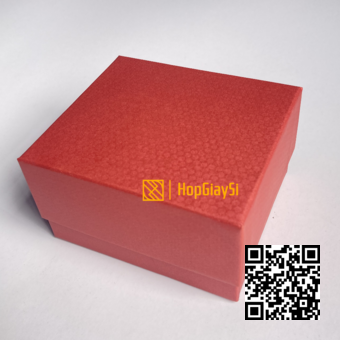 Hộp Đồng Hồ Giấy Đỏ Tổ Ông Size 9 x 8 x 5cm