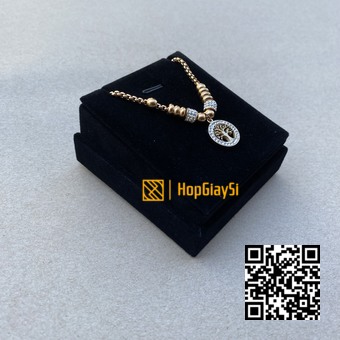 Đế Trưng Bày Dây Chuyền Nhung Màu Đen