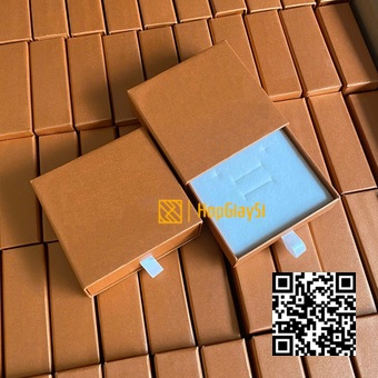 Hộp Đựng Quà Ngăn Kéo Cao Cấp  Màu Cam  Size 9 x 8.7 x 3cm