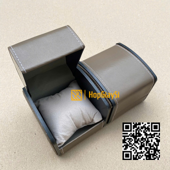 Hộp Đồng Hồ Simily Cao Cấp Màu Nâu Xám Size 10 x 8 x 8cm
