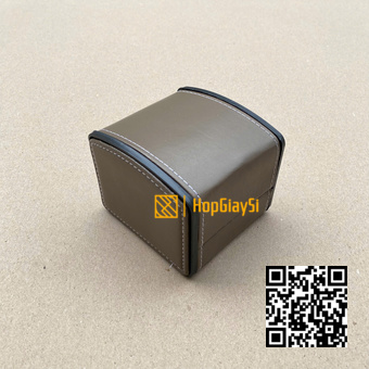 Hộp Đồng Hồ Simily Cao Cấp Màu Nâu Lót Đen Size 10 x 8 x 8cm